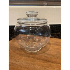 Princess house heritage cookie jar with lid